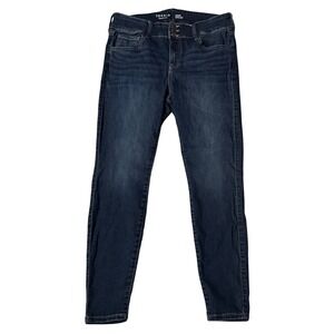 Torrid Womens Blue Super Soft Skinny Jegging Triple Button Jeans 12R